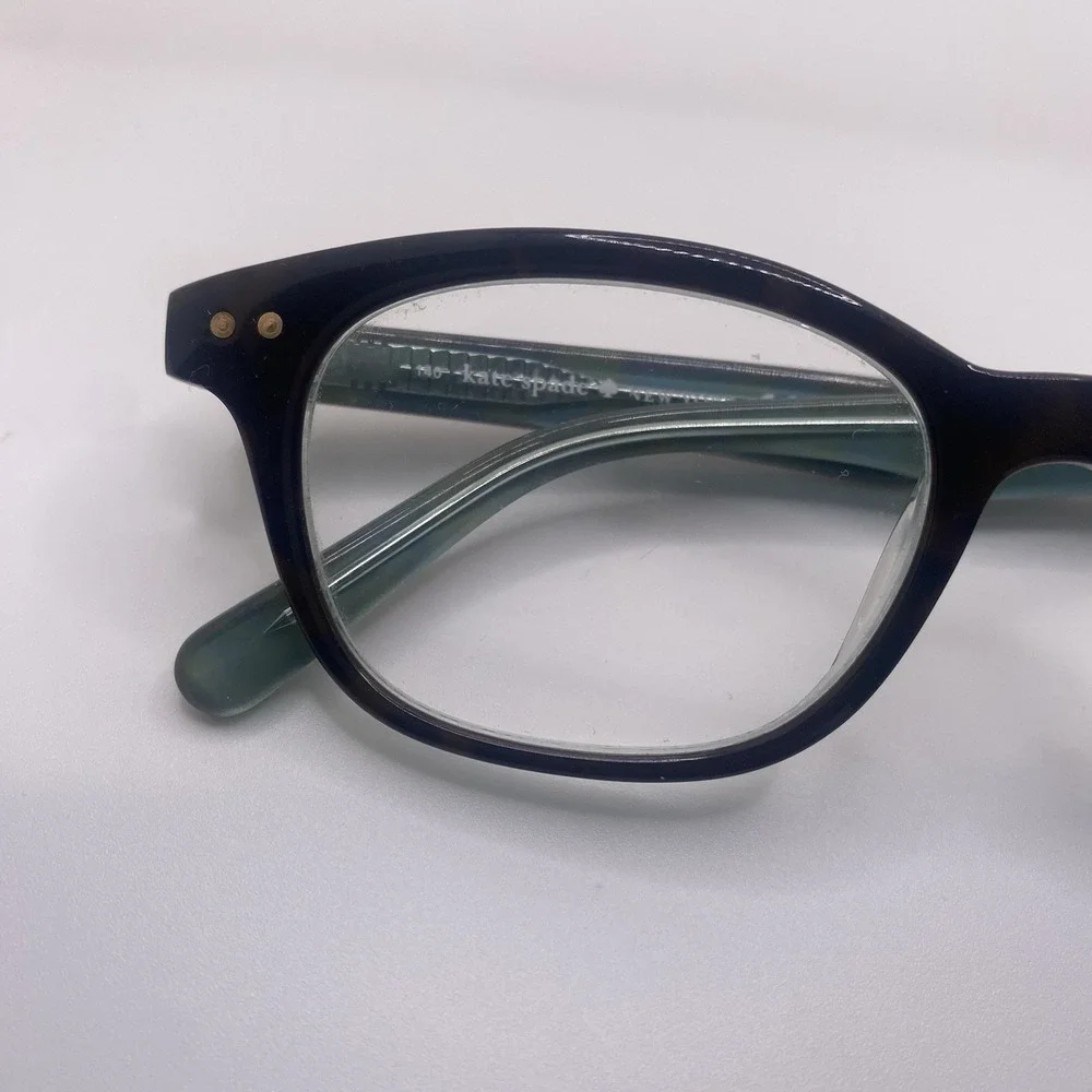 Kate Spade Eyeglasses FRAMES ONLY Rebecca TA20 49-19-140 +2.00 Black Blue 603